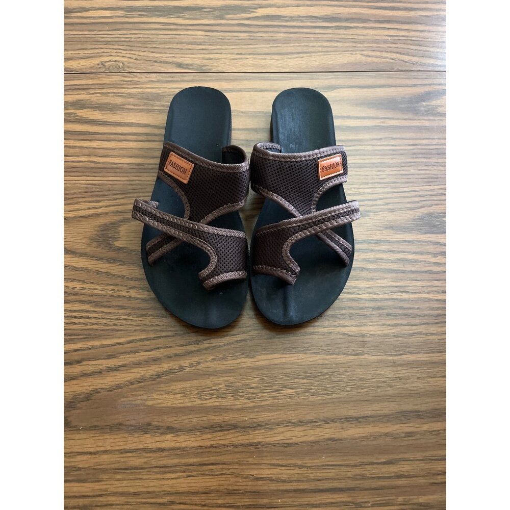 Fashion brown toe sandals size EU 41, U.S. 8.5